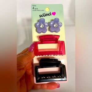 4 pcs Claw Hair Clips